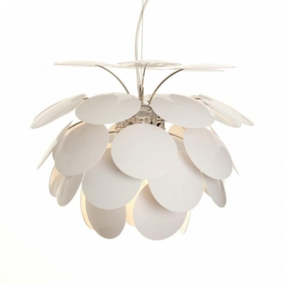 Люстра со стеклянными цветами