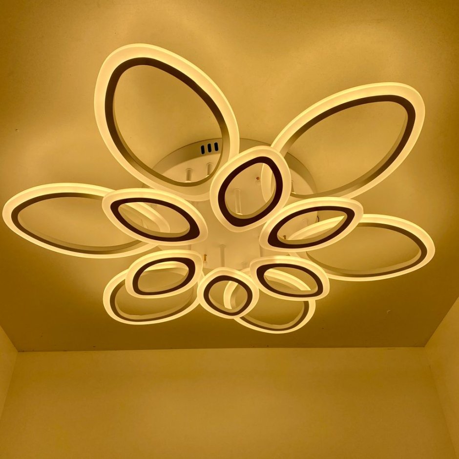 Люстра с лепестками