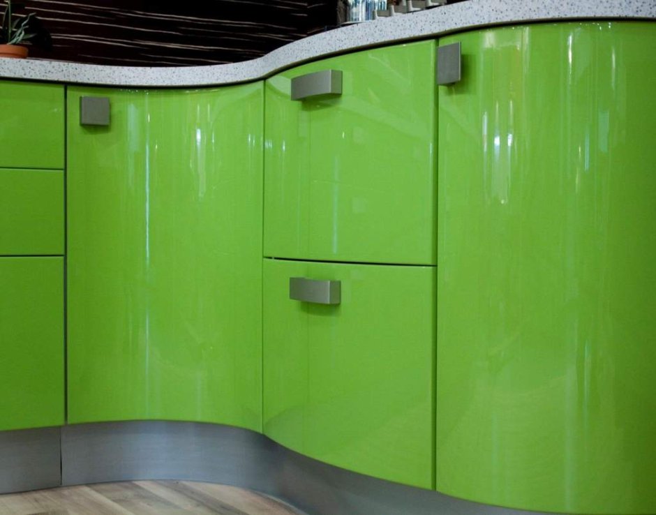 Патина олива кухня