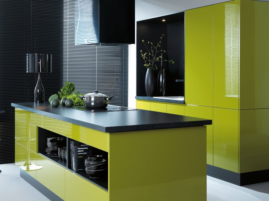 Цвета кухонных фасадов МДФ