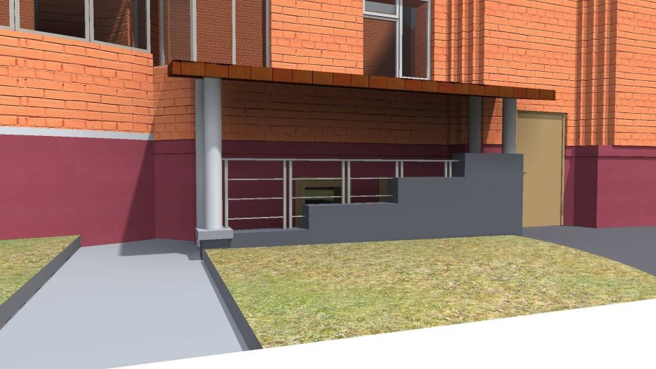 Лестница в цокольный этаж в частном доме