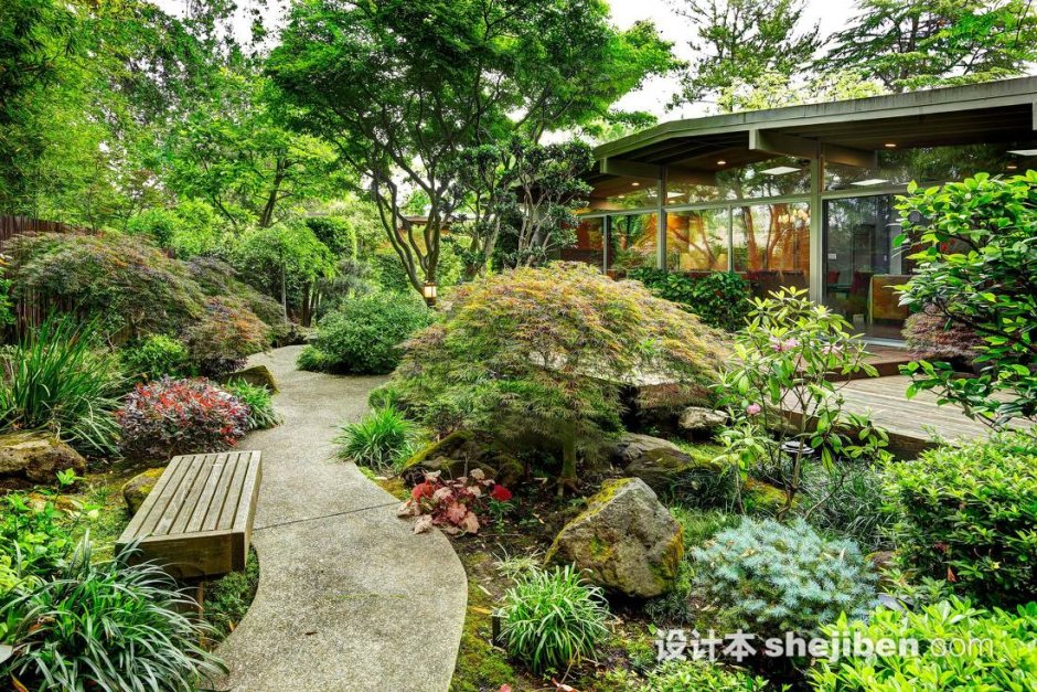 Ландшафтный пейзажный сад Японии