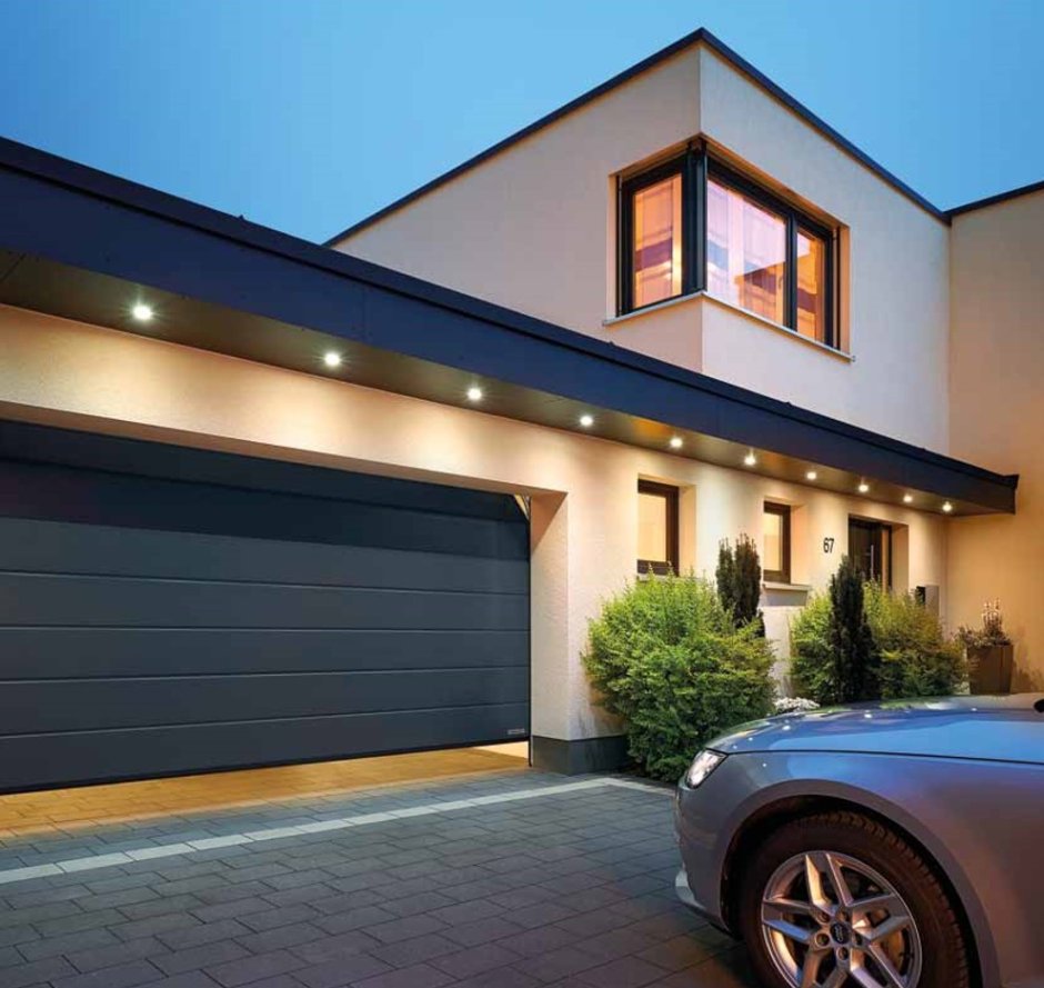 Гаражные секционные ворота Hormann