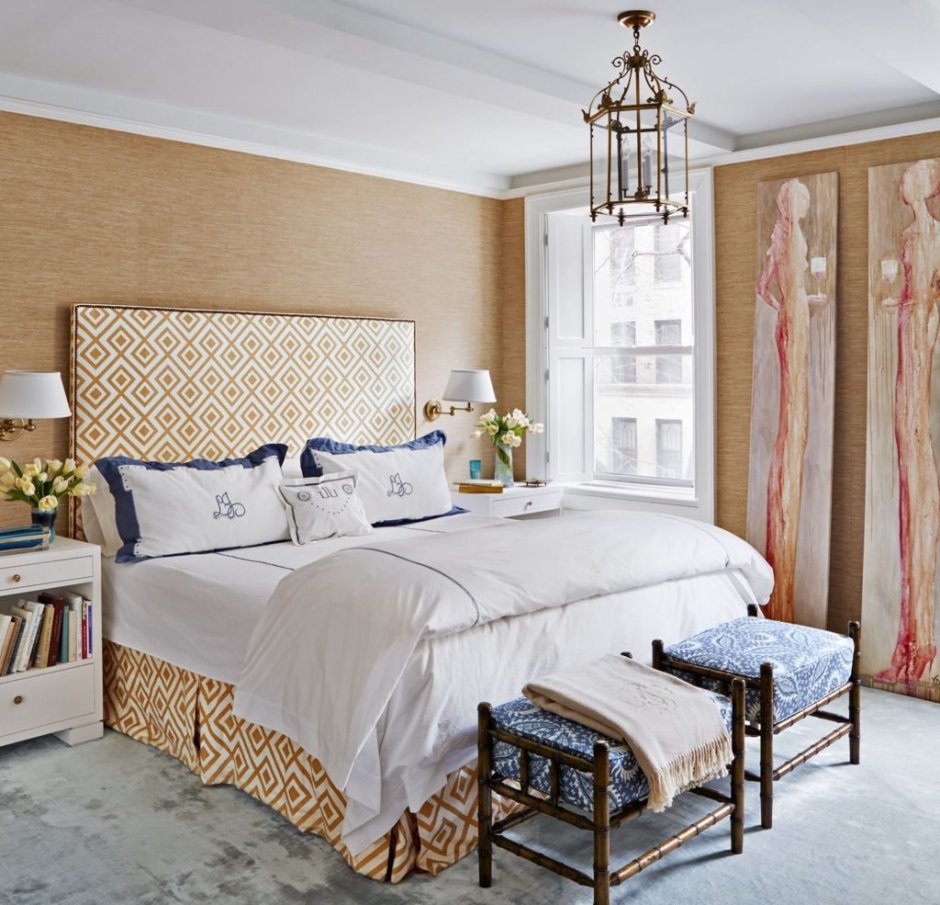 Гостиная в оранжевом цвете