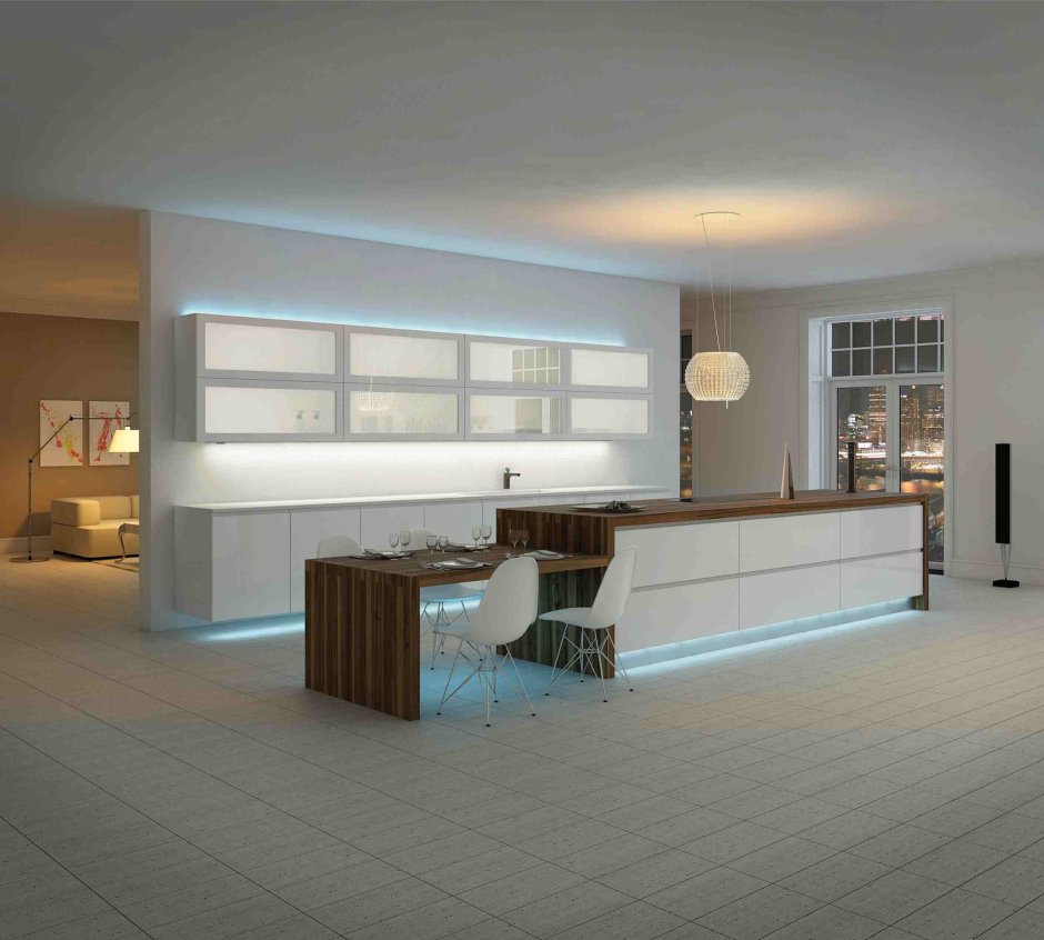 Подсветка цоколя