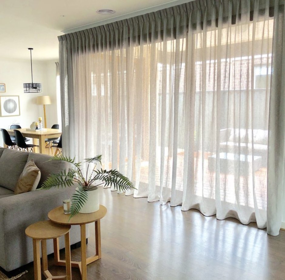 Тюль шторы складки