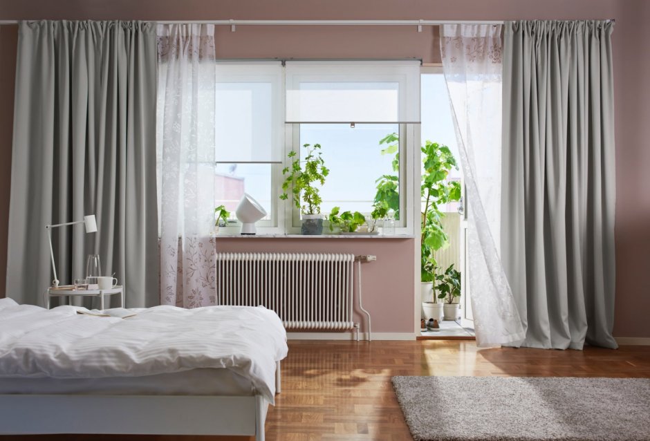 Шторы икеа в интерьере