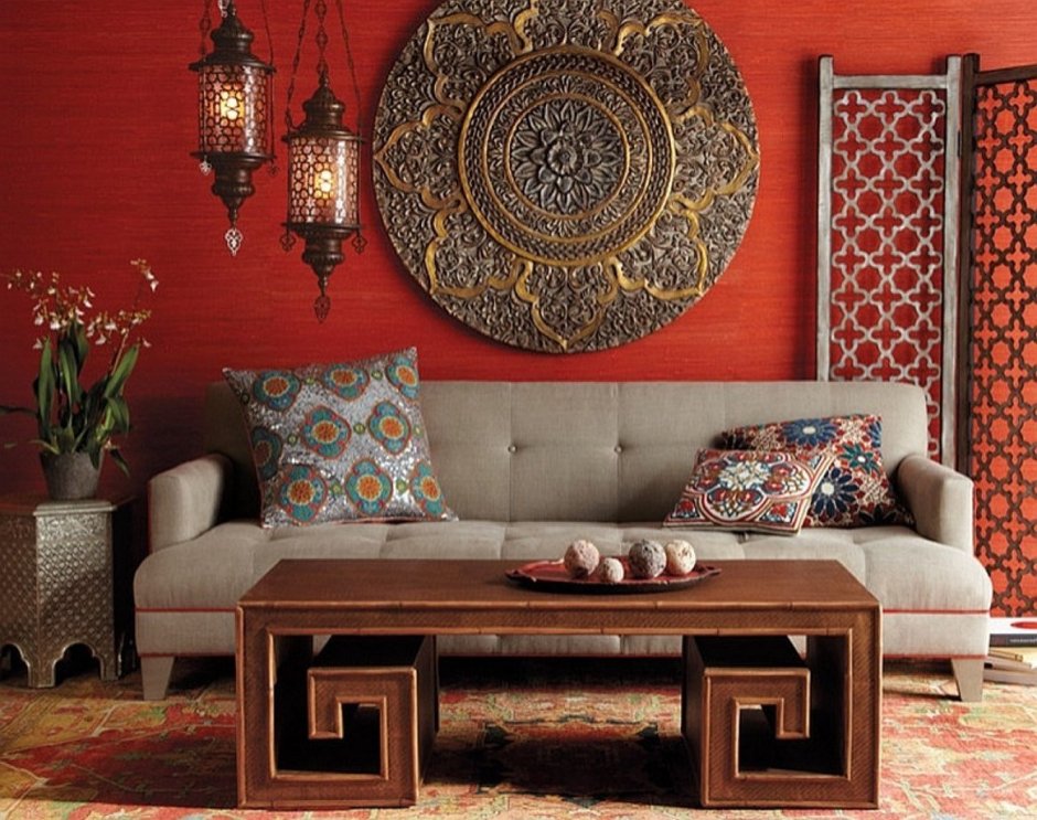 Покрывало в марокканском стиле