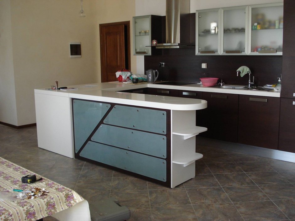 Стойка барная волна l500