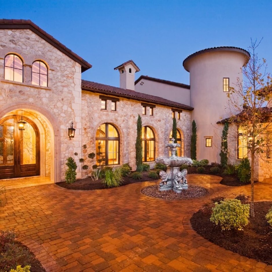 Дом в Тосканском стиле в Америке