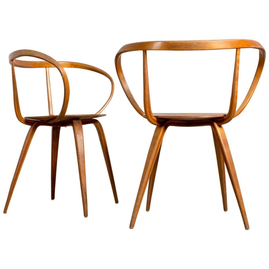 Стулья дизайнерские на прозрачном фоне