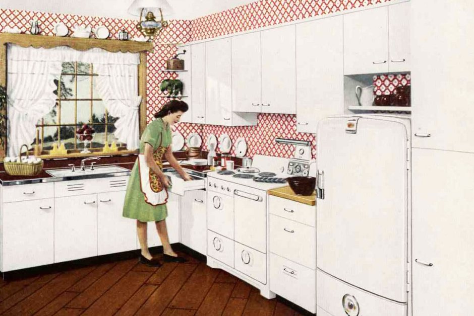 Кухня 50х годов США