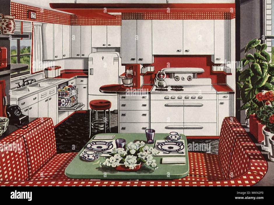 Картинки в стиле ретро на кухню