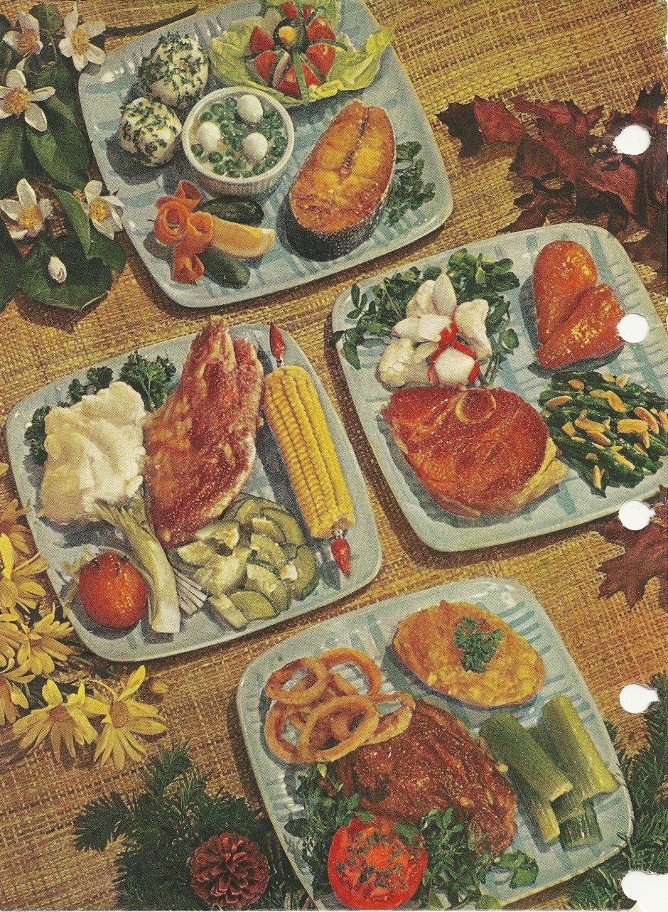 Ретро стиль еды