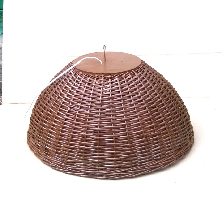 Абажур из ивы