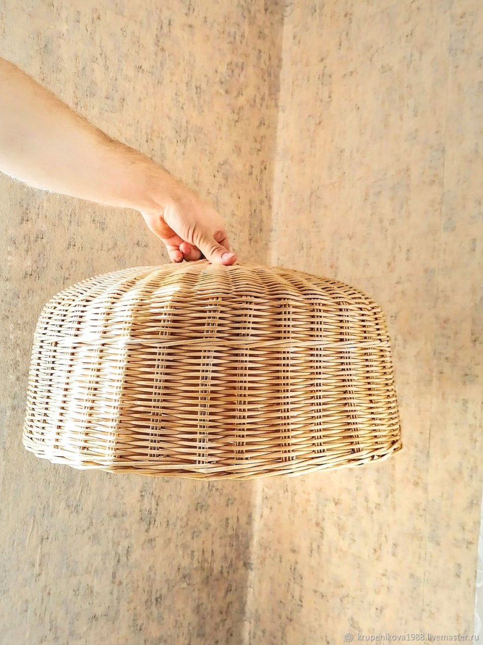 Люстра из лозы