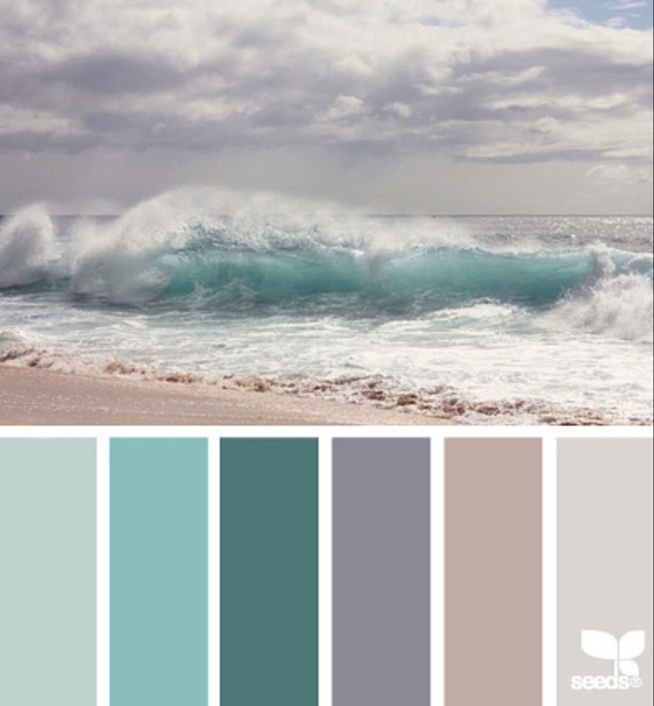 Цветовые сочетания с цветом морской волны