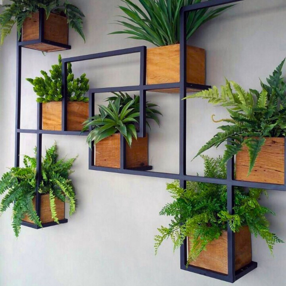 Настенные полки для цветов