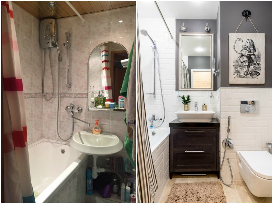 Ванная комната брежневка