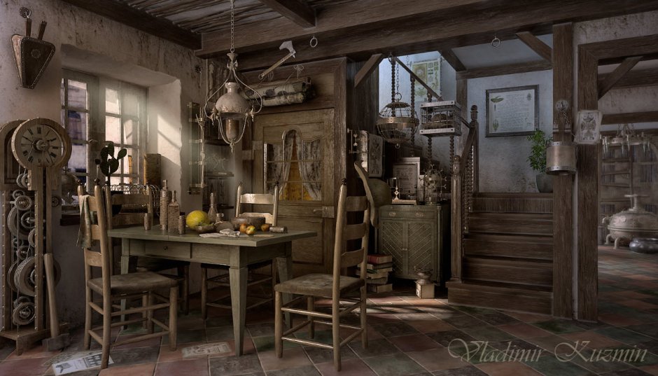 Мастерская в стиле стимпанк