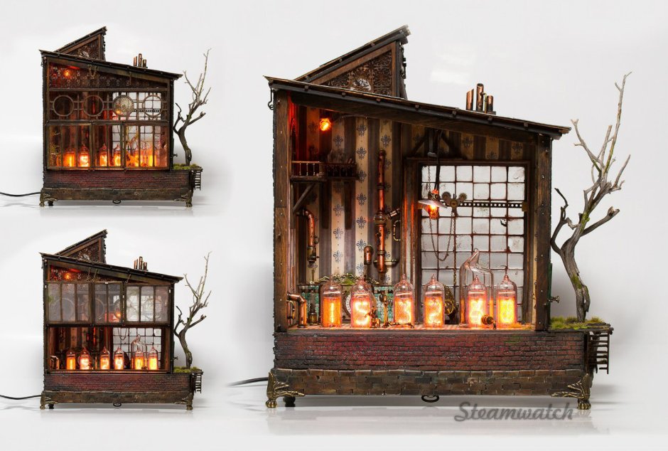 Домики в стиле стимпанк