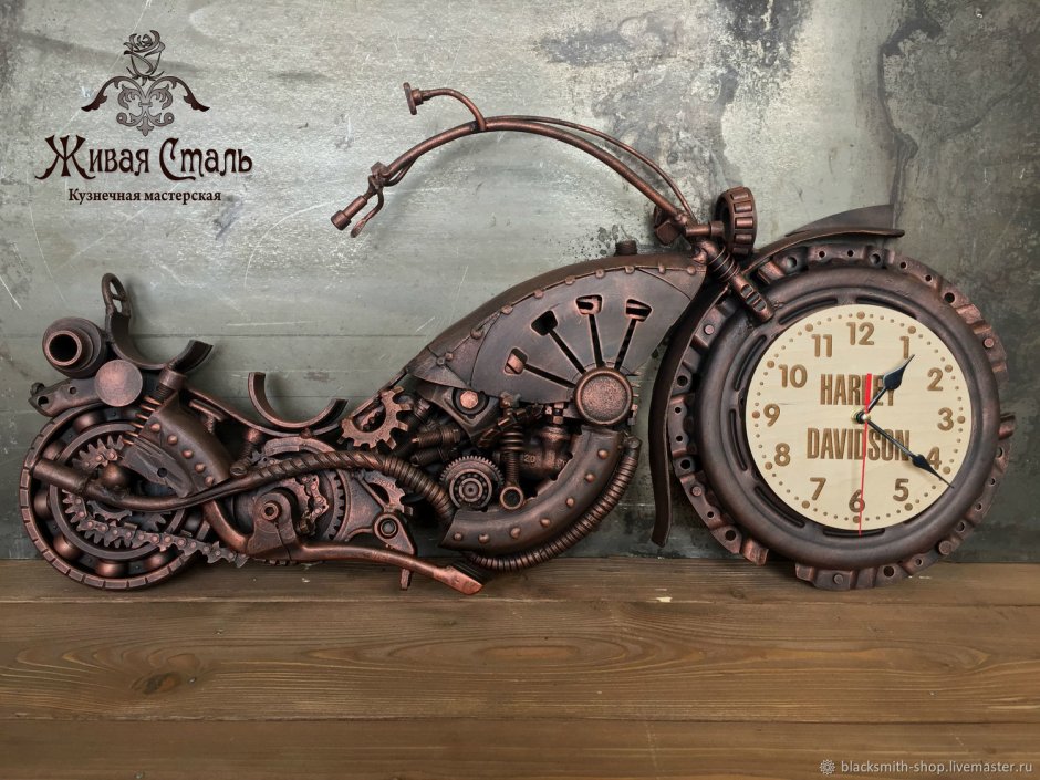 Стимпанк мотоцикл