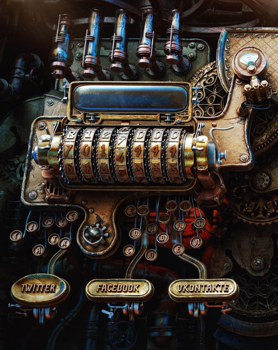 Стимпанк Интерфейс