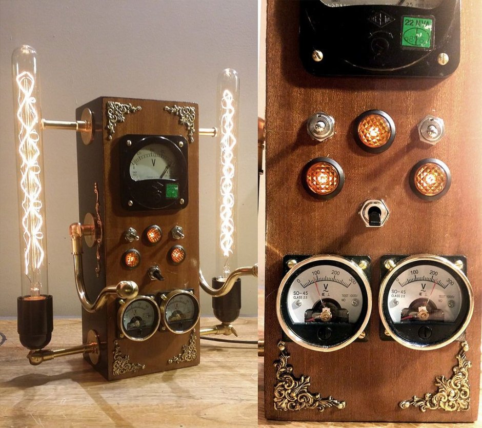 Колонки в стиле стимпанк