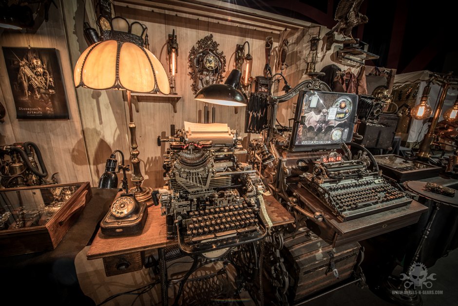 Компьютер в стиле стимпанк