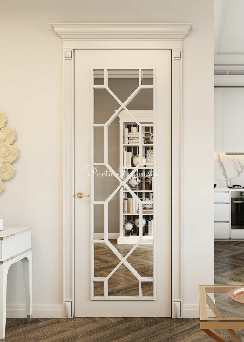 Двери классика со стеклом