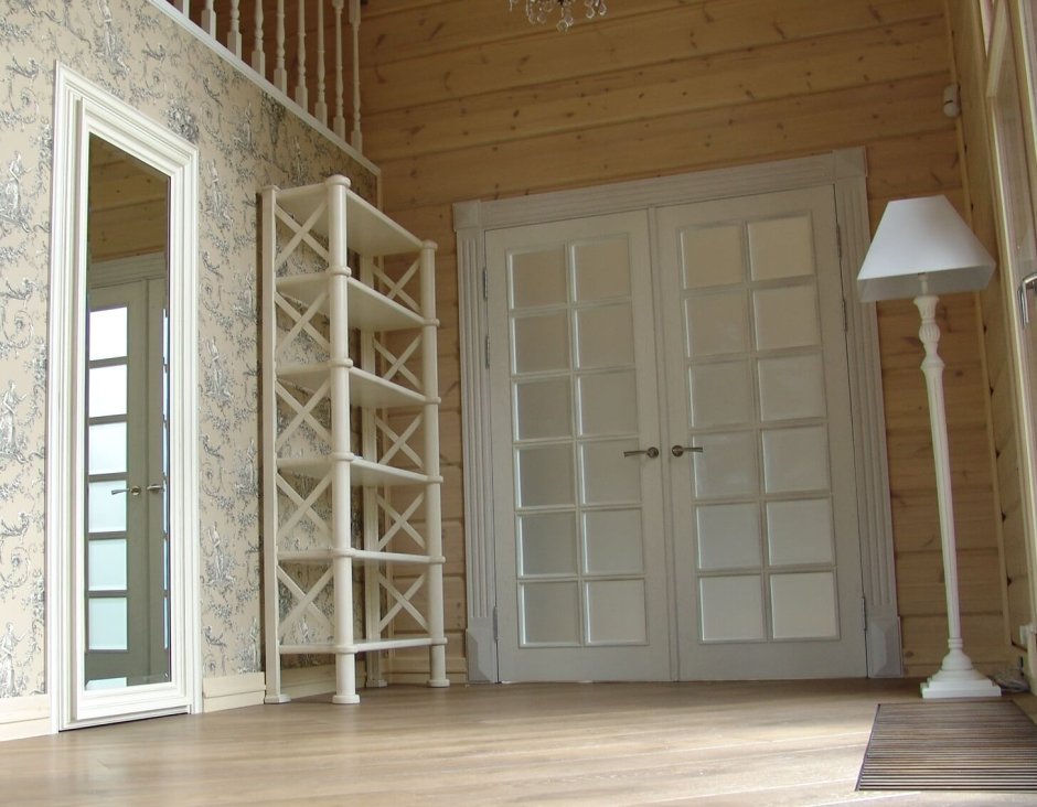 Двойная дверь на веранду