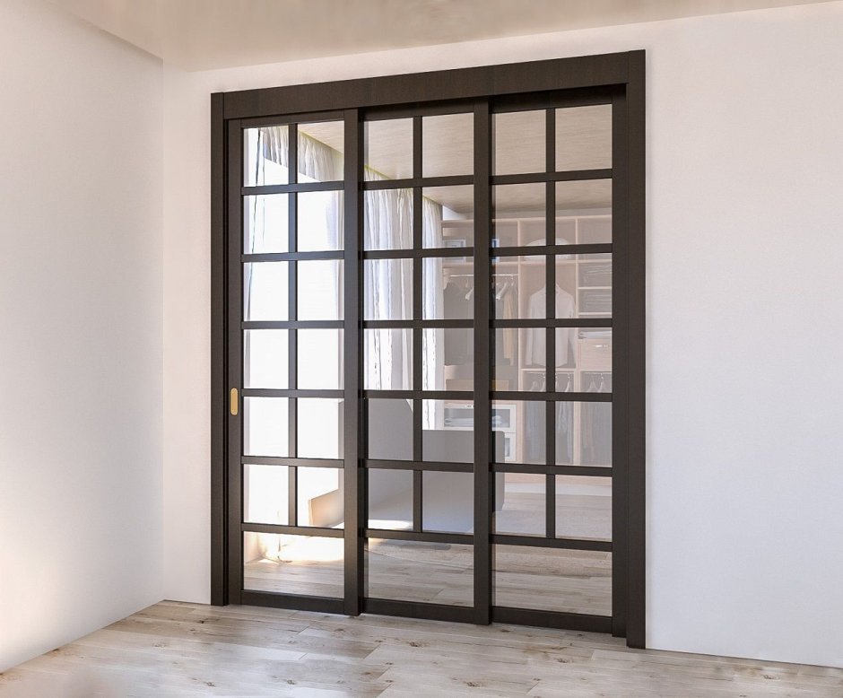 Шкаф с раскладкой на дверцах