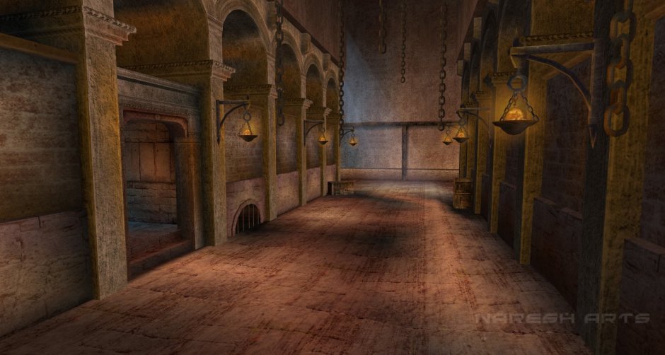 Таинственные средневековые замки внутри