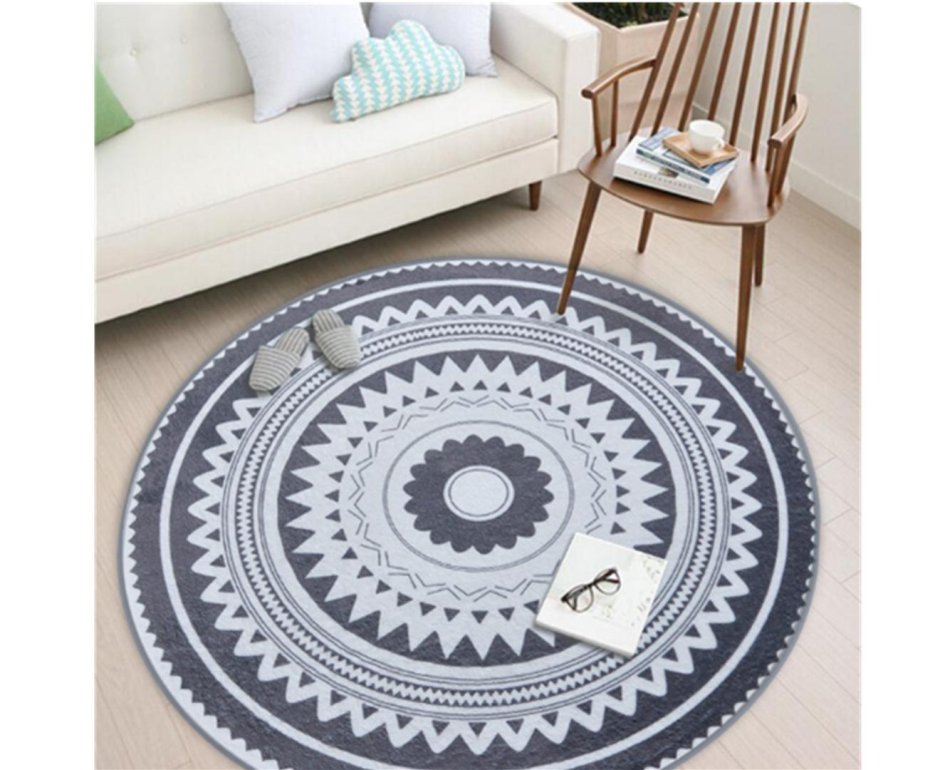 Ковер килим в скандинавском стиле