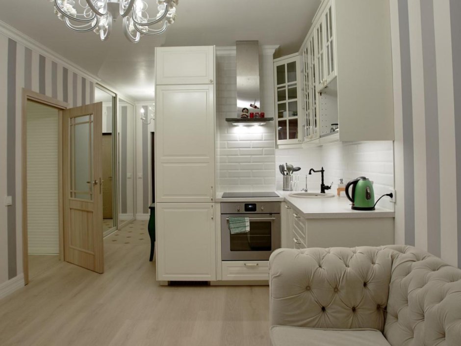 Гостиная в двухкомнатной квартире