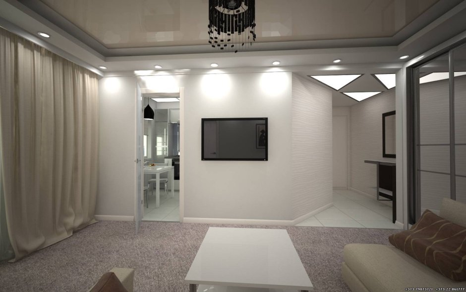 Хрущевка перепланировка кухни в студии