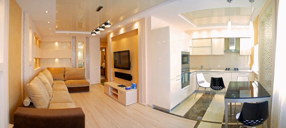 Интерьер трехкомнатной хрущевки