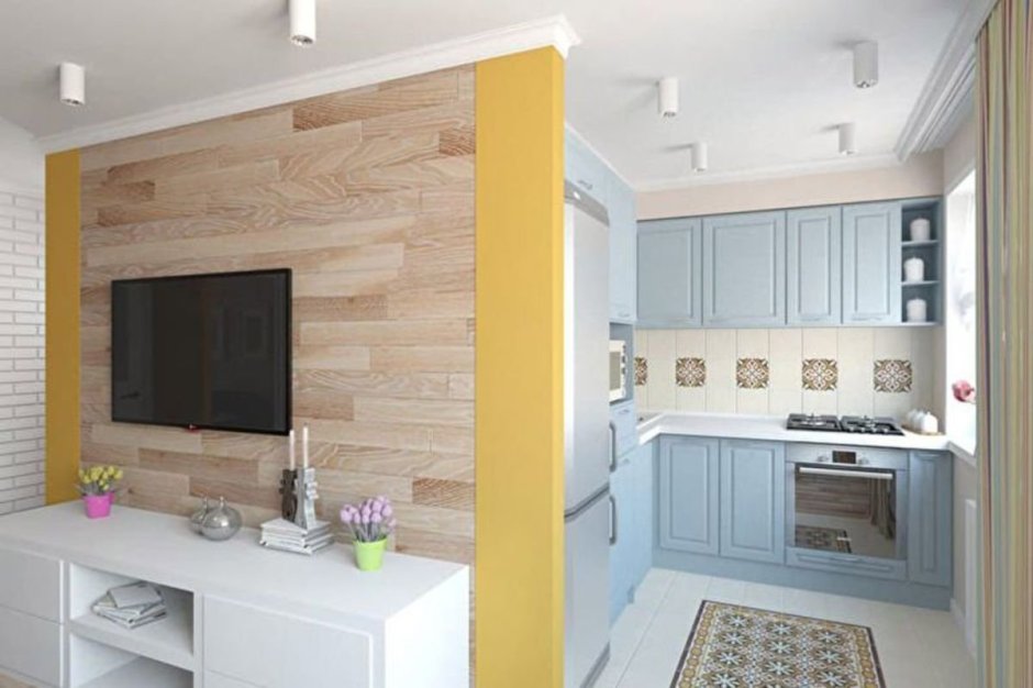 Кухни студии в хрущевках