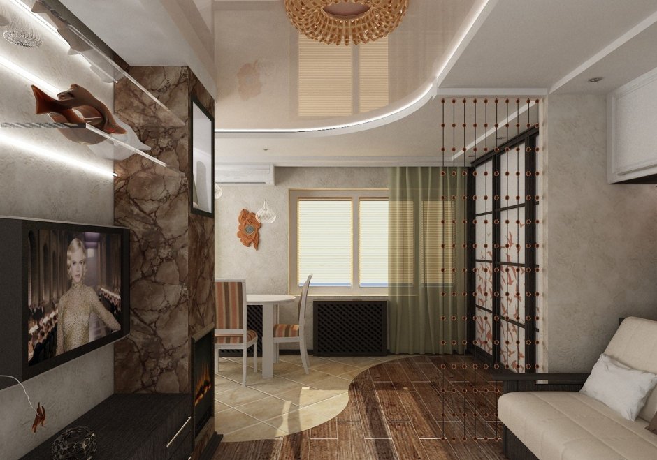 Интерьер хрущёвки 2 комнаты