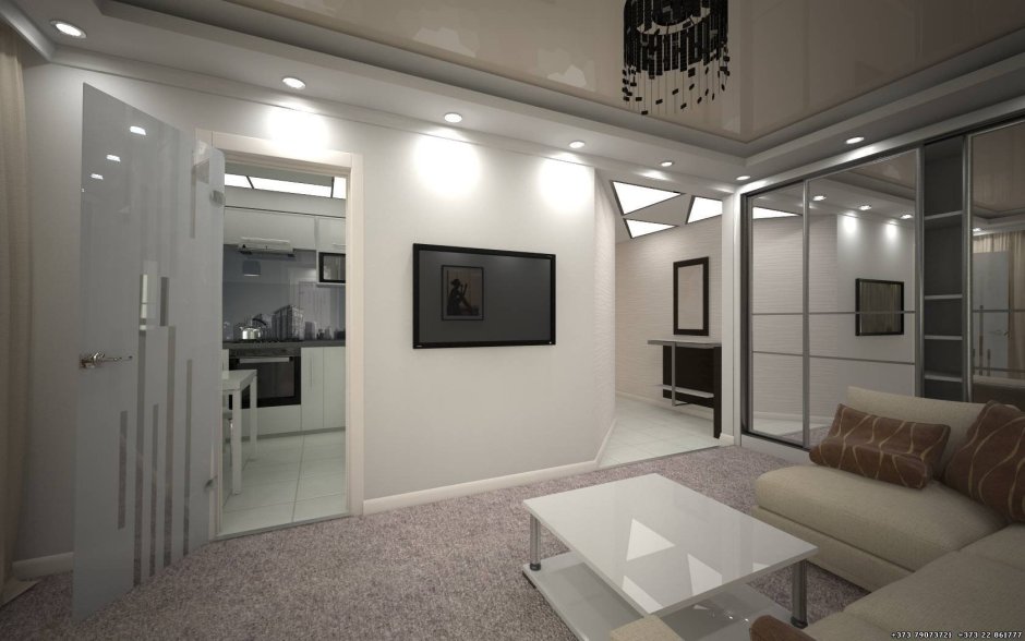 Интерьер хрущёвки 2 комнаты смежные