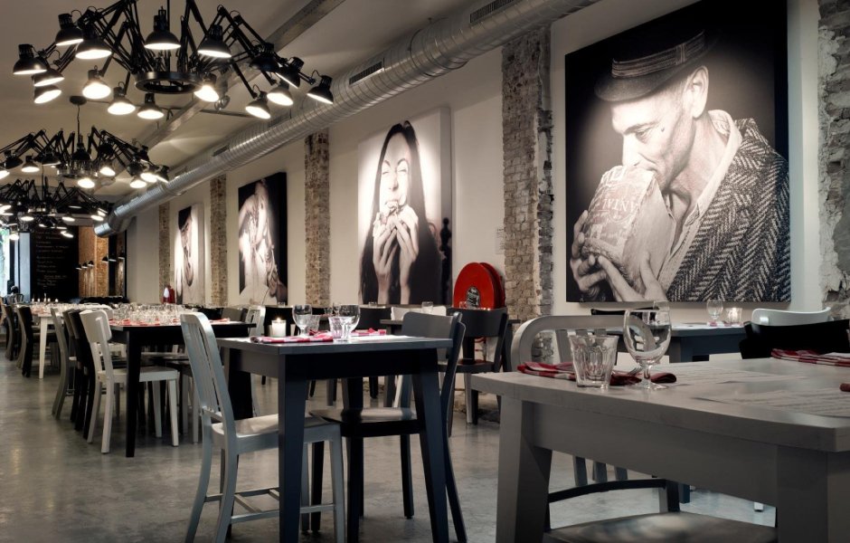 Барная стойка с зеленью