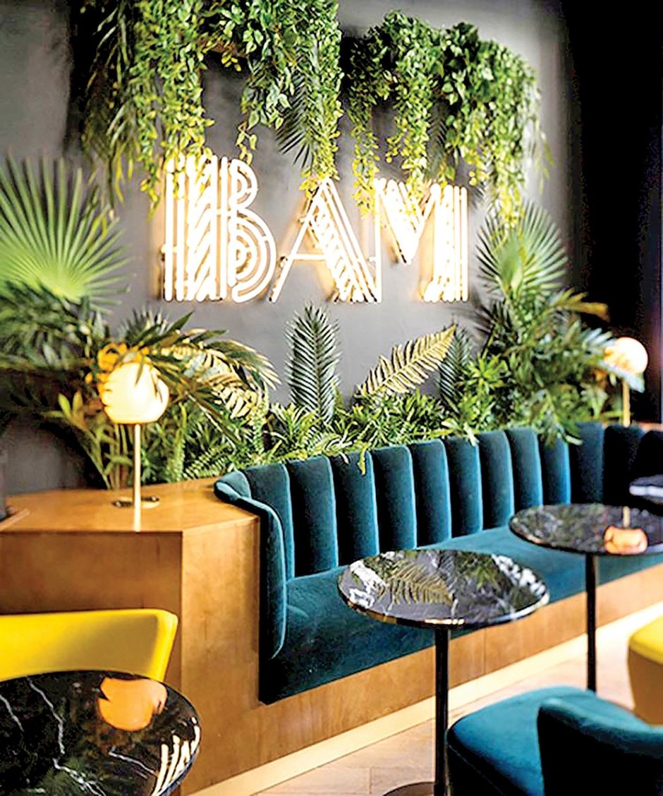 Необычный интерьер кофейни