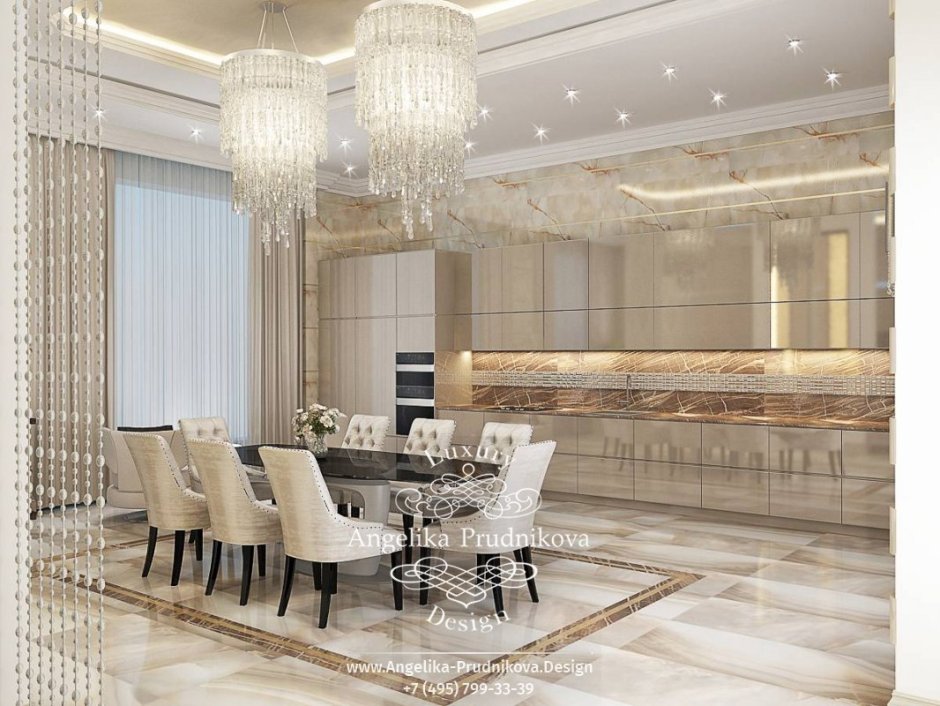 Анжелика Прудникова кухни Неоклассика