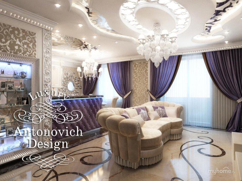 Antonovich Design гостиная-кухня