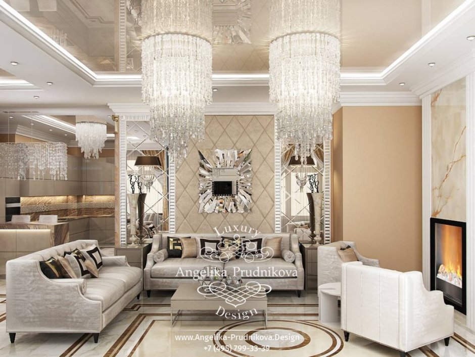 Анжелика Прудникова классика + арт деко гостиная