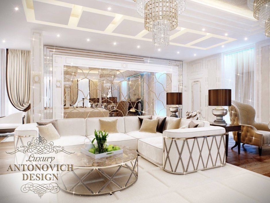 Интерьер гостиной Анжелика Прудникова