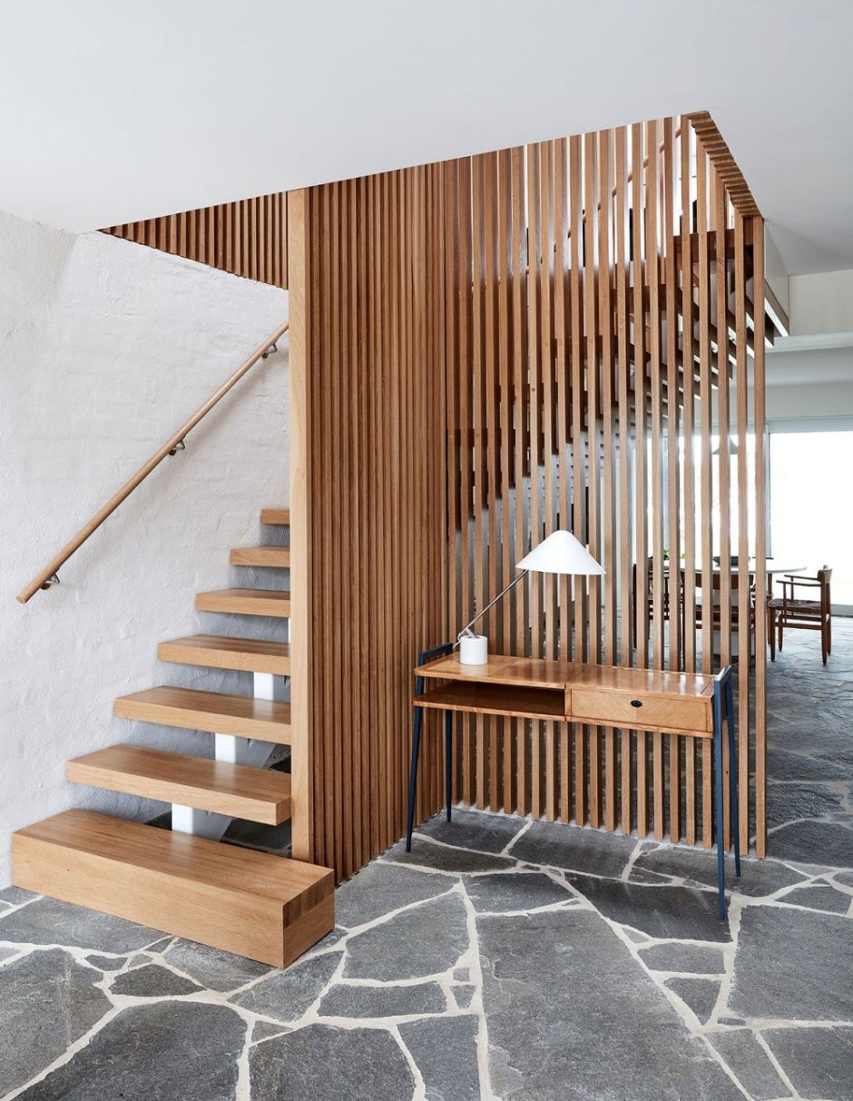 Декоративные перегородки на лестницу