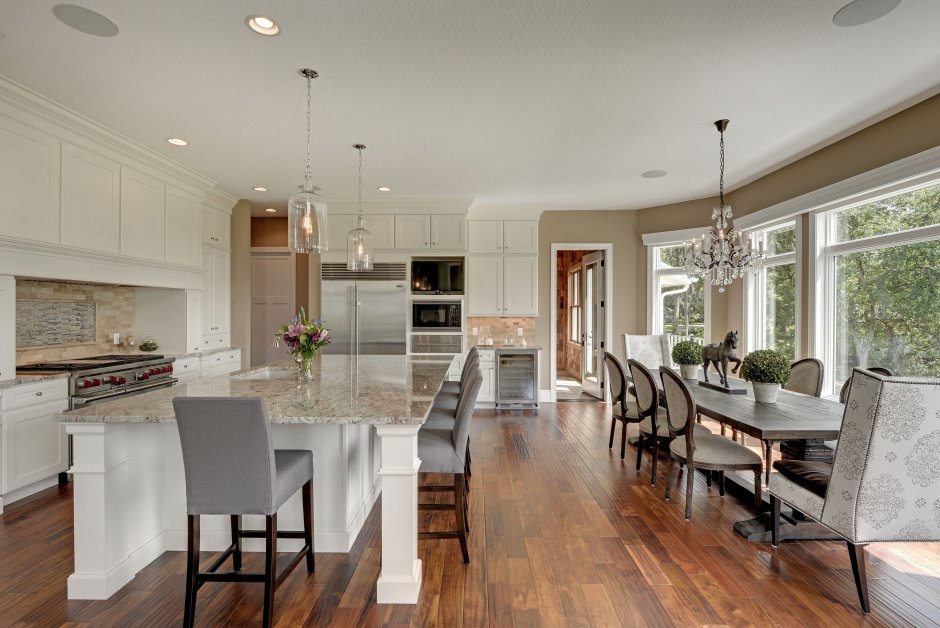 Красивые кухни столовые