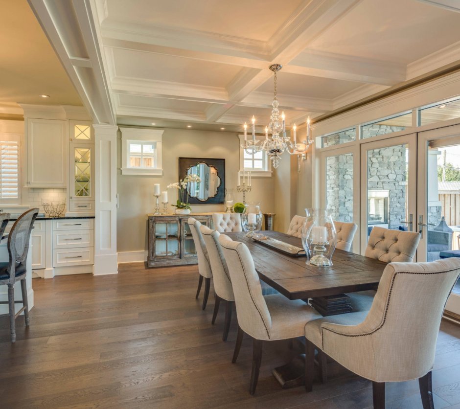 Красивый интерьер столовой