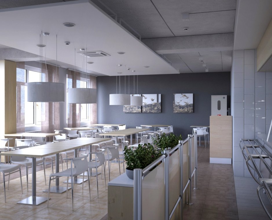 Современная столовая